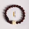 Sândalo Vermelho de Folha Pequena, Sândalo Dourado, Sândalo Verde, Sândalo Preto, Pulseira Despertar do Leão de Fruta Marfim, Pulseira de Círculo Único, Brinquedo Estilo Igual ao do Douyin