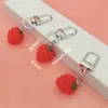 Llavero Colgante Divertido de Resina Simulación de Frutas y Verduras Fresa Jade Col Repollo Tienda de Catering Gourmet Colgante Pequeño Regalo