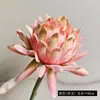 Flor Artificial de Anêmona Aveludada de Alta Qualidade, Flor Acolchoada com Agulha, Adereços para Fotografia de Casamento, Enfeites de Decoração para Casa, Flor Artificial