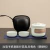 Juego de Té de Viaje Ruyao, Una Tetera y Dos Tazas, Taza Rápida de Cerámica Portátil para Exteriores, Regalo para Eventos de Negocios