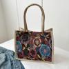 Bolsa Casual, Bolsa de Lino de Gran Capacidad, Bolsa de Tote con Oso de Dibujos Animados, Nuevo Modelo 2026, Bolso de Mano para Estudiante y Viajero, Bolsa de Compras