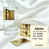 Etiquetas Metálicas Personalizadas para Botellas de Perfume de Lujo, Etiquetas de Aluminio 3D en Relieve y Etiquetas Adhesivas para Cajas de Regalo de Belleza