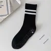 Calcetines de Yoga para Mujer Antideslizantes Profesionales para Mujer Media Pantorrilla Calcetines de Pilates Calcetines para Piso para Deportes de Interior Calcetines de Verano para Mujer por Encima de la Rodilla