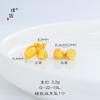 Pu Zuojiu não desbota ouro diy acessórios lótus bergamota duas gerações feliz nove caudas raposa pingente pulseira colar acessórios