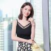 Nuevo Estilo Primavera Temprana Encaje Sexy Camisola Chaleco Elegante Ajustado Interior Vestido Profesional Traje Pequeño Camisa Base