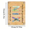 Temporada de Graduación Transfronteriza Temporada de Regreso a Clases Conejo Decoración de Pascua Cartera de Madera Regalo en Dinero Adornos de Madera Modernos Simples