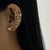 E13318 Aretes de Perlas Barrocas, Aretes de Alta Gama, Clips para Orejas, Ganchos para Orejas con Diseño de Nicho Único