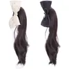 Trenzas para Peluca de Mujer, Cabello Artificial Natural, Pinza de Lazo, Accesorios para el Cabello de Cola de Caballo Alta, Nuevas Trenzas y Coletas Estilo Chino de Celebridad de Internet