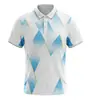 Camisa polo deportiva personalizada transfronteriza para comercio exterior, de secado rápido, absorbe el sudor, resistente al desgaste, de manga corta, adecuada para deportes, fitness, competición y entrenamiento