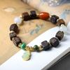 Fornecedor de Transmissão ao Vivo no Atacado Pulseiras Estilo Xizang Pulseiras de Madeira de Agarwood Vietnamita Pulseira no Atacado Contas Culturais e Religiosas A partir de Uma Peça