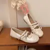 Zapatos Mary Jane estilo francés para mujer, nueva colección otoño 2026, versátiles para usar con vestidos, ligeros, elegantes y con diseño de punta poco profunda