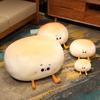 Bonita almohada de pan al vapor artificial estilo Ins, cojín de peluche súper grande con forma de corazón para niña, almohada para cama de oficina