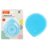 Cepillo de baño para bebés en forma de corazón, cepillo de champú talla grande mejorado, cepillo de silicona suave, cepillo de champú 74582