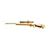 Modelo de Arma de Metal de Aleación de Peace Elite Accesorios de Arma de Pato Amarillo Pequeño Periférico de Pubg Llavero de Regalo Decorativo