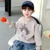 2211 Moletom Infantil Outono 2026 Novo Estiloso Infantil Gola Redonda Manga Longa Top Roupas Infantis de Primavera e Outono