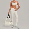 Traje de ioga dobrável transfronteiriço para cintura com pregas invisíveis, traje esportivo justo para levantamento de glúteos, fitness, corrida 1192+3301