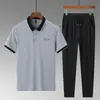 Traje Deportivo de Verano Casual Holgado de Manga Corta y Pantalones Cortos para Hombres de Mediana Edad y Mayores Beijianglang