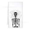 Paño de cocina bestseller transfronterizo para Halloween con estampado de calabaza y fantasma, paño de cocina con ambiente festivo de Halloween, toalla de mano