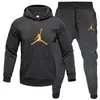 Sudadera con capucha para hombre, conjunto de sudadera estampada, traje deportivo casual para hombre, otoño e invierno 2026, fabricante de origen