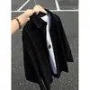 Camisa de cuadros retro estilo americano, cárdigan oversized holgado de otoño para hombre, camisa de manga larga, prenda exterior casual versátil para parejas