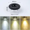 Foco led pequeño de color empotrado 1W apertura 3.5 4 4.5 5cm cm 35 40 45 50mm luz amarilla