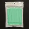 Bastoncillo de Algodón Nano para Maquillaje con Punta Fina y Punta Pequeña para Cambiar el Maquillaje de Ojos, Limpiar Delineador, Eliminar Pestañas, Bastoncillo Limpiador de Pestañas, Bastoncillo de Algodón Especial para Bordado de Tatuajes