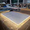Espejo Directo de Fábrica Vidrio Ultra Blanco Antivaho Espejo Inteligente Espejo de Baño Sin Marco Espejo con Luz LED al por Mayor