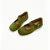 Zapatos Clásicos Retro Planos Mary Jane para Mujer Fábrica de Origen Hebilla Única Moda Casual Bailarinas para Mujer Venta al por Mayor