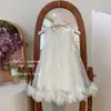 Vestido de Princesa sin Mangas para Niña Estilo Coreano de Verano Elegante de Moda Vestido de Princesa para Niña Pequeña Lindo Vestido con Lazo