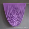 Telón de Boda de Moda con Decoración de Velos de Seda de Leche, Cabeza de Velos Semicircular, Arreglo de Escenario de Boda Estilo Coreano de Hada