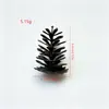 Pinhas de Plástico Enfeites de Natal Pinhas Artificiais Decorações de Árvore de Natal Acessórios de Artesanato de Natal DIY