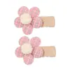 Pinzas para el Cabello de Bebé Completamente Cubiertas de Tela, Pinzas para el Cabello de Bebé que No Dañan el Cabello, Pinzas para el Flequillo de Niñas, Pinzas Laterales para Niños, Pasadores Lindos para Bebé