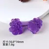 Pegamento de Crema de Fruta Luminoso Estéreo Simulado Accesorios Accesorios de Joyería diy Cuerda para el Cabello Pasador Colgante Material Venta al por Mayor