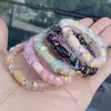 Diadema de felpa pequeña y colorida para el cabello, diadema de otoño e invierno, anillo de toalla elástico Mori de alta calidad, accesorios para el cabello de cola de caballo