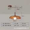 Luminária Pendente Simples de Madeira para Sala de Jantar com Corda de Cânhamo Única, Lâmpada com Braço Articulado Ajustável para Uso Doméstico, Mesa de Jantar Aconchegante, Sala de Jantar, Balcão de Bar