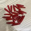 Horquilla larga de color jade imitación con agujero, forma de gota de agua, estilo antiguo lunar, aretes de horquilla, material para accesorios de joyería DIY