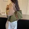 Bolsa de lona de grande capacidade para mulheres, nova bolsa tote casual de outono 2026 para aula e trabalho, de ombro e de mão