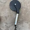 Motocultor Rotatorio de Mano para Granja Ensamblaje de Rueda Trasera de Cola Máquina Excavadora de Zanjas Rueda de Nylon Hierro Rueda Amarilla para Ajustar la Profundidad