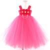 Ropa Popular para Niños para Actuaciones Transfronteriza de Fábrica, Vestido de Novia Grande para Niños, Falda de Fotografía de Alta Gama para Niñas, Vestido de Flores