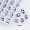 Dongzhou Diamante Cristal Morado Lavanda Para Uñas Boutique de Diamantes Fondo Puntiagudo Cristal K9 Mariposa Popular en Internet Accesorios Populares para Uñas