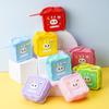 Porta-moedas de Silicone Labubu para Crianças Capivara Bolsa Pequena Fofa Criativa Colorida Bolsa Quadrada Pequena Pingente de Bolsa