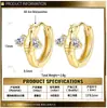 Nuevos aretes de moda para comercio exterior transfronterizo, elegantes y con estilo, aretes de botón versátiles de alta gama con moissanita de plata de ley s925, disponibles para dropshipping