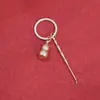 Liga de Metal Colher de Ouvido Chaveiro Pingente Colher de Ouvido Pingente de Chaveiro Feminino Criativo Cobre Cabacinha Pingente Acessórios