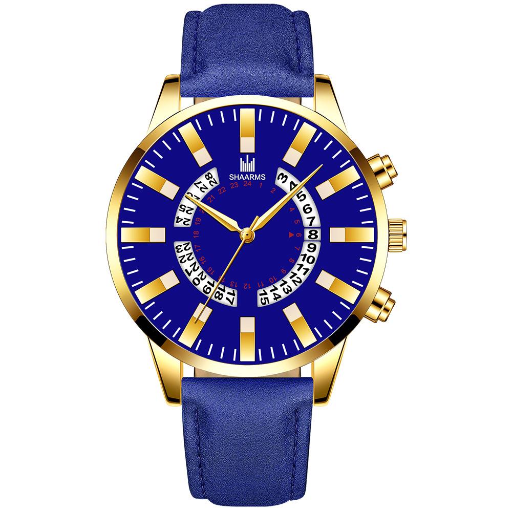 蓝色皮带金壳蓝面金针