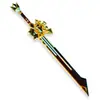 Y God Game Periférico Espada de una mano de 21 cm Tour de la Cumbre de Roca Canción Xino Ning Arma Especial Modelo de Espada de Metal Cos Sin Afilar