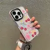 Funda de Verano para Teléfono con Lazo de Cereza, la Más Vendida de Xiaohongshu para Niñas, Funda Protectora de Aspecto Premium para iPhone18Pro