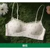 Sutiã sem costura ultra-fino de renda com decote baixo para mulheres com seios pequenos, oferece suporte e conforto com alças finas e um lindo design nas costas.