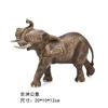 Modelo de Animal Selvagem Simulador Tigre Leão Elefante Africano Rinoceronte Brinquedo de PVC Sólido Brinquedo de Plástico Atacado