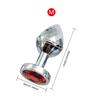 Rhombus Diamond Padrão Metal Anal Plug Produtos para Adultos Massagem Back Court Homens e Mulheres Masturbação Erótico Adulto SM
