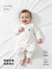 Ropa exterior para bebé recién nacido de algodón 100% Clase A, mameluco de bebé elegante, ropa de primavera, manga larga de algodón puro